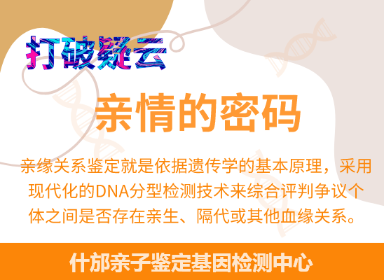 什邡爷孙、姐妹、兄弟等隔代亲缘关系鉴定