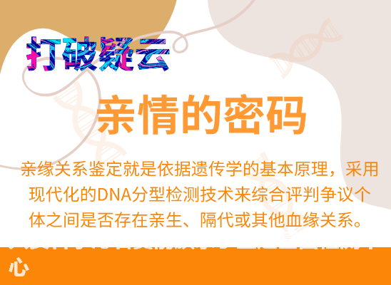 兴安科尔沁右翼前旗爷孙、姐妹、兄弟等隔代亲缘关系鉴定