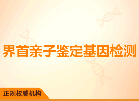 界首亲子鉴定基因检测