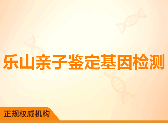 乐山亲子鉴定基因检测