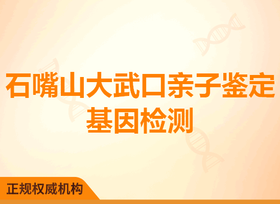 石嘴山大武口亲子鉴定基因检测