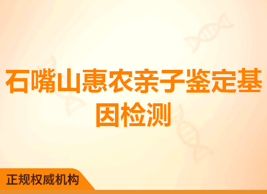 石嘴山惠农亲子鉴定基因检测